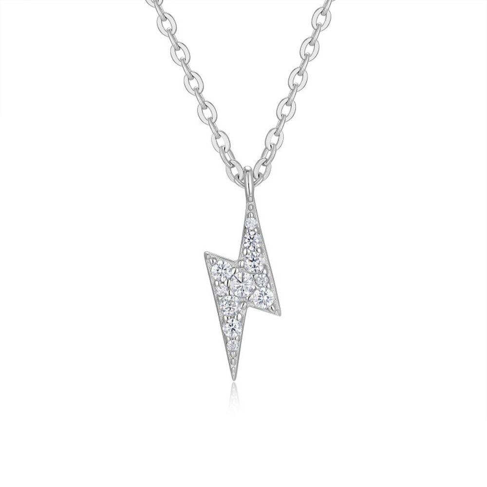 925 sterling silver moissanite necklace